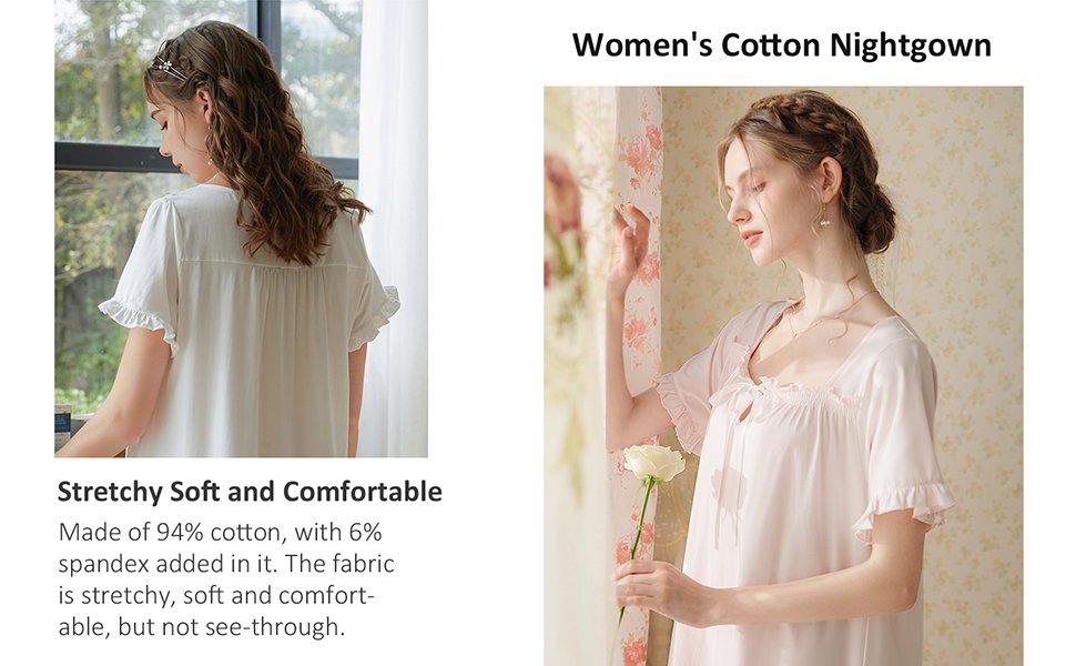 Women's Cotton Nightgowns