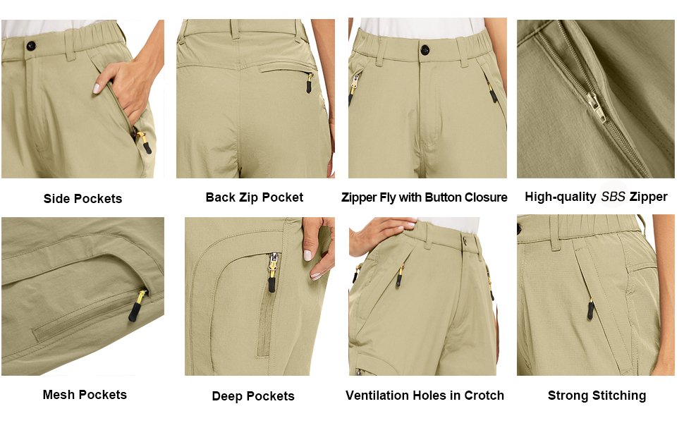 Women's hiking pants women's capri pants