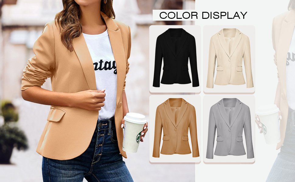 Women's casual suit jacket