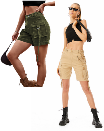 Women's cargo shorts