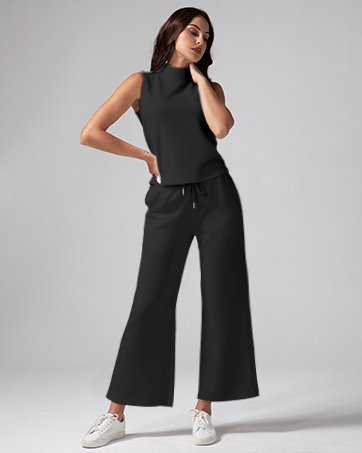 Women's casual suit cropped trousers summer clothing