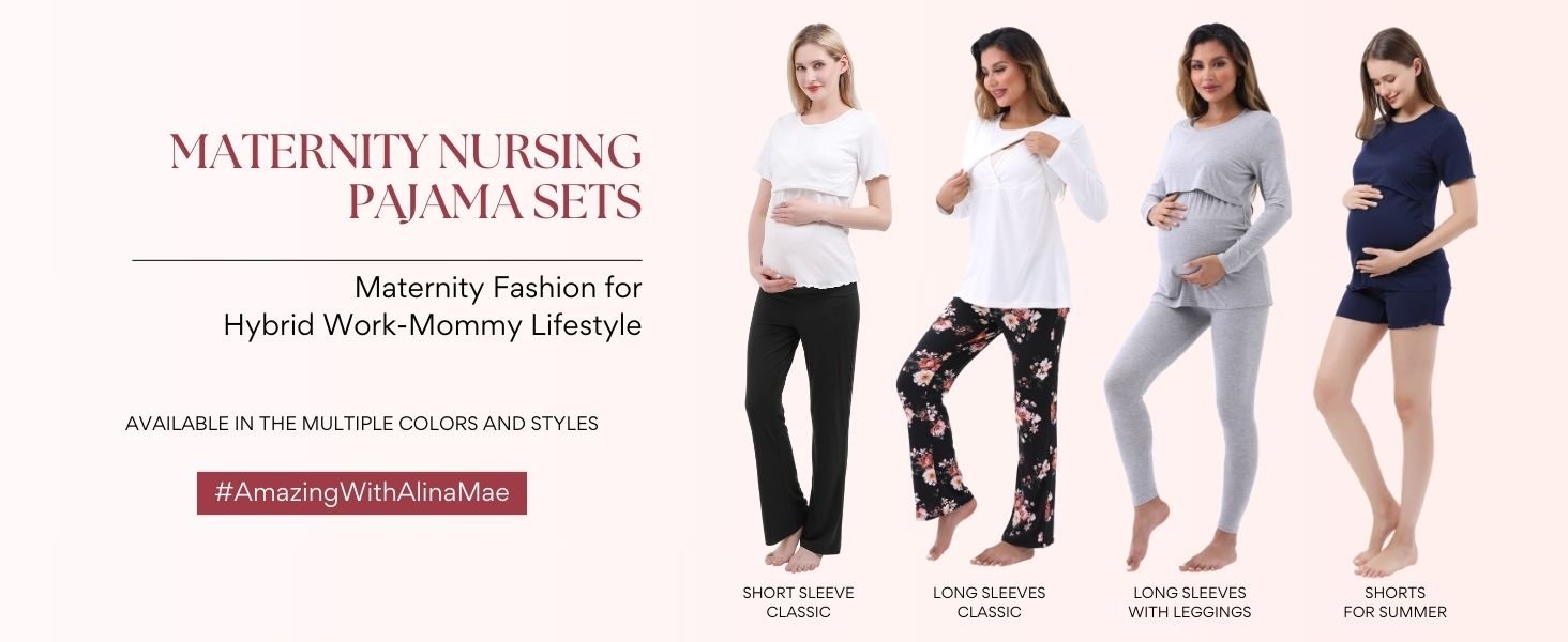 Maternity Nursing Pajama Sets